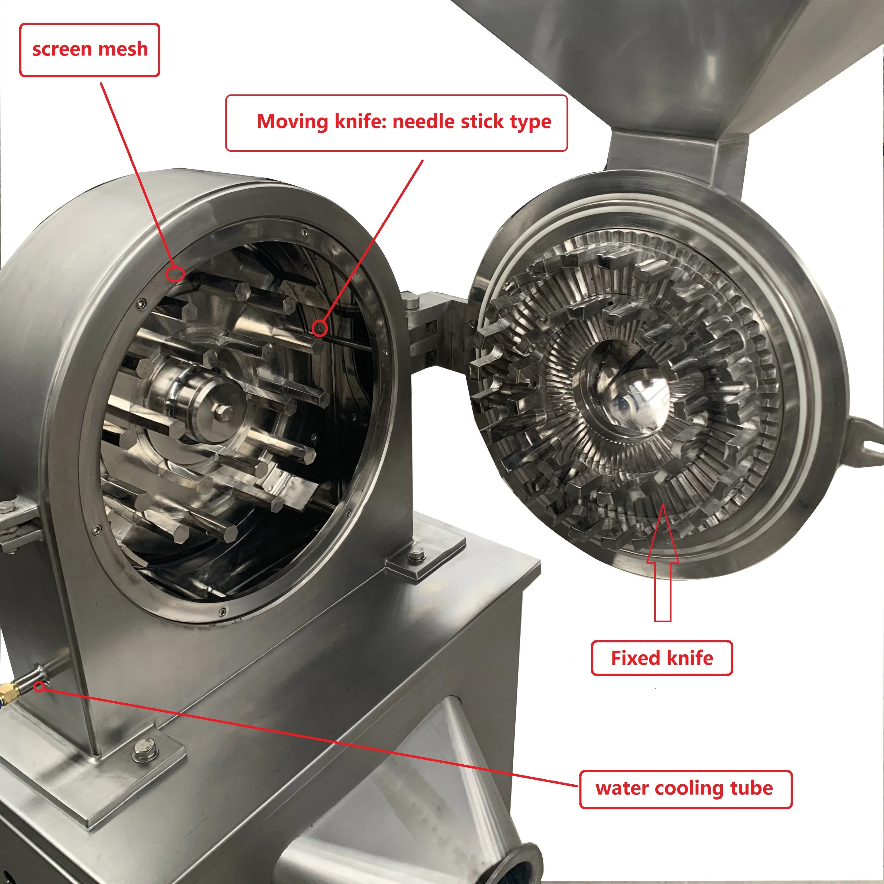 150 Mesh Icing Sugar Powder Pin Mill Sugar Grinding Machine