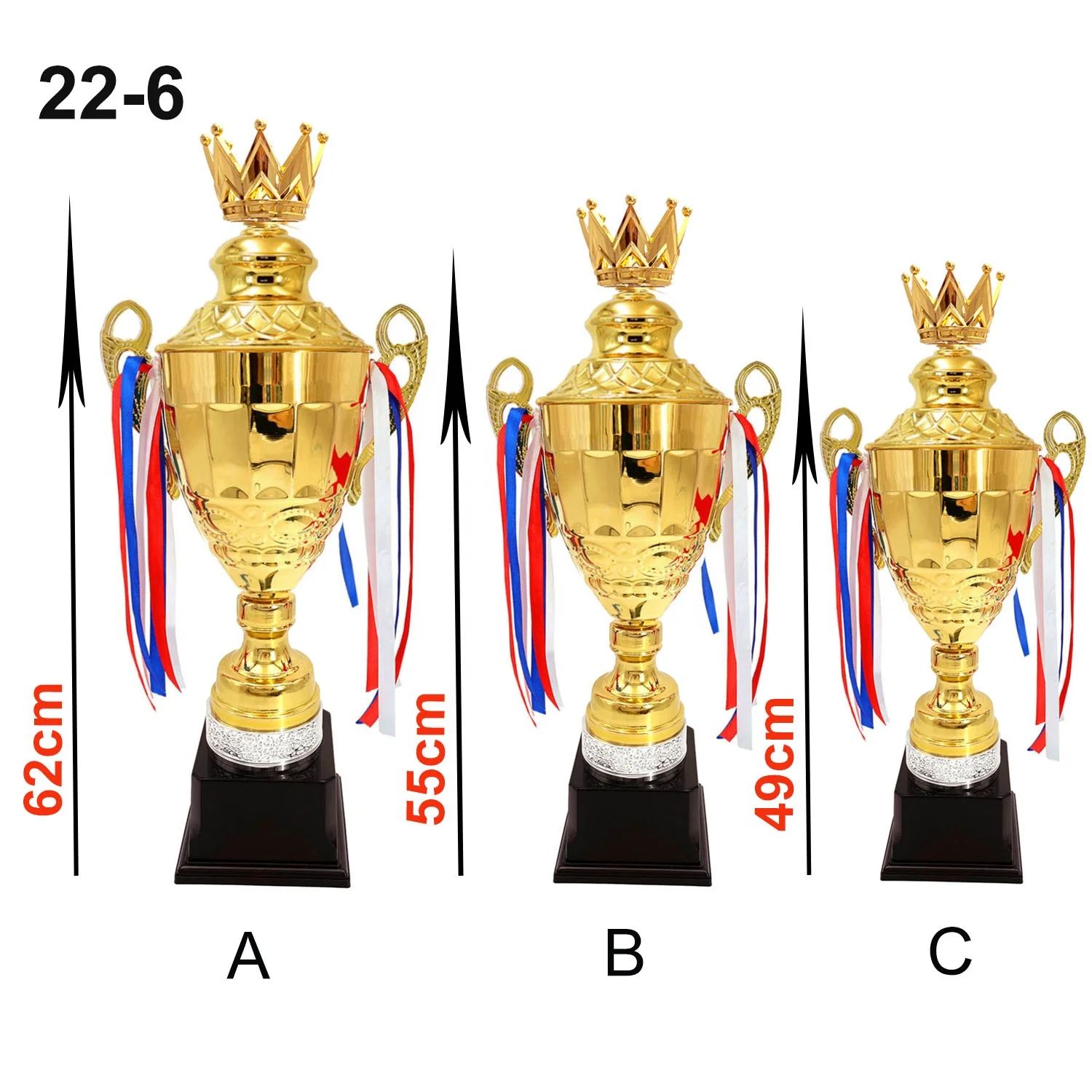 Trophy Cup Custom Logo Cheap Metal Soccer Sport Awards Trofeos Deportivos Wholesale China Trophies Metal Football Cups Trophy