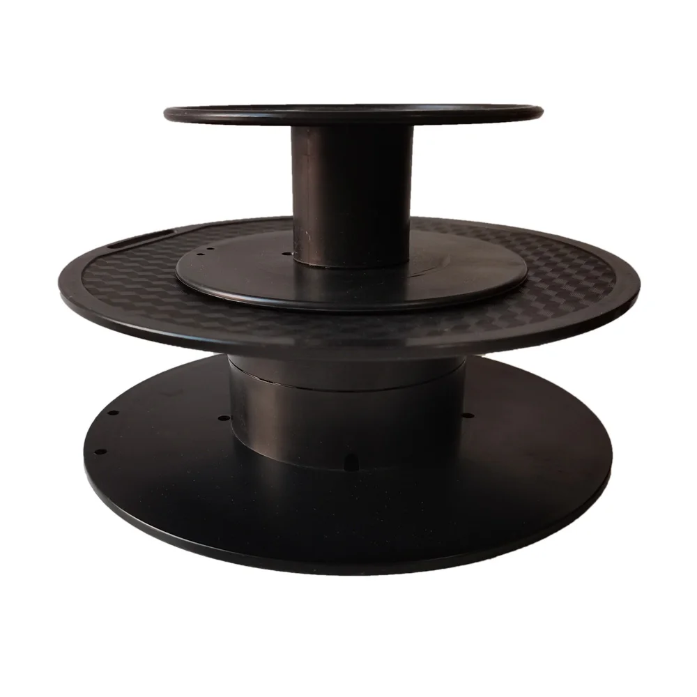 Empty plastic spool for 3d printer filament