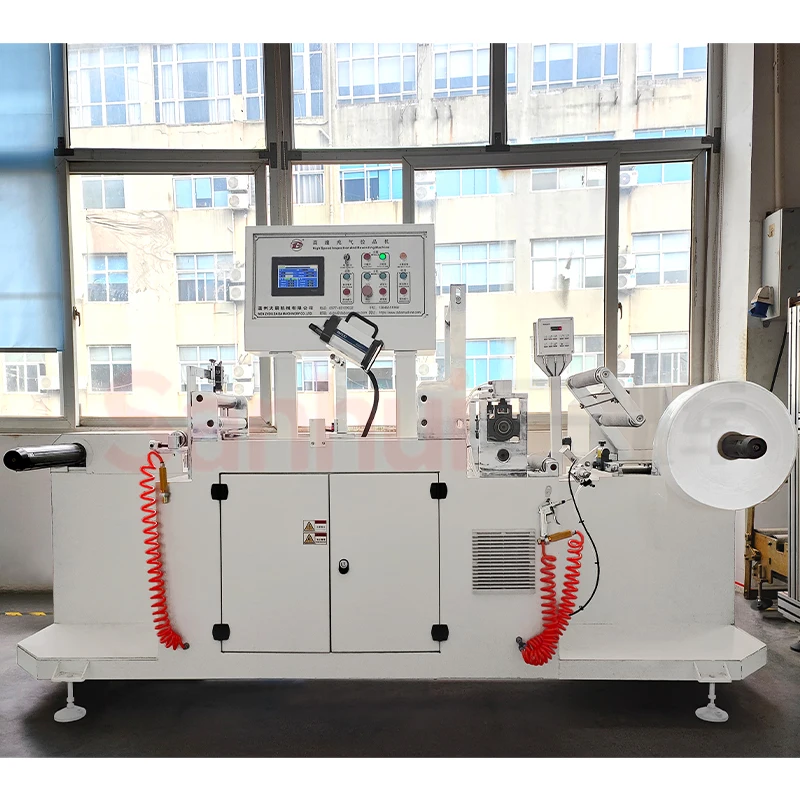 Automatic Roll to Roll Flexo Packing Label Inspection rewinding Machine Suitable for trimming and rewinding