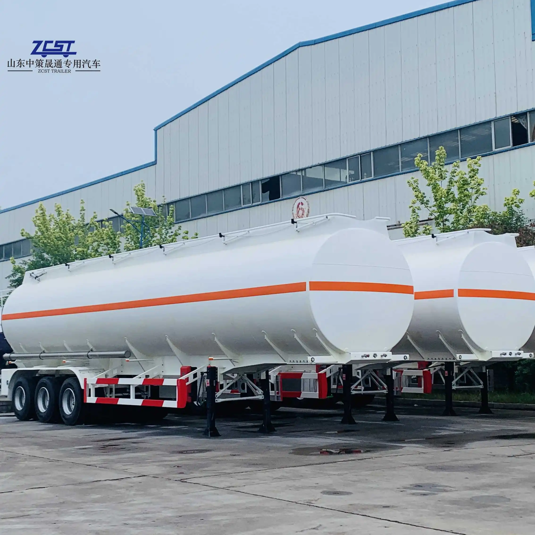 Wosheng professional produce 3axles liquid and oil tank semi trailer fuel tanker trailer with cheaper price