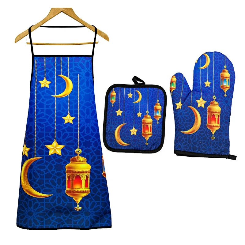 Новое поступление Рамадан кухонный набор Рамадан кареем обеденная Вечеринка ИД Мубарак мусульманский счастливый Al Adha украшение подарок
