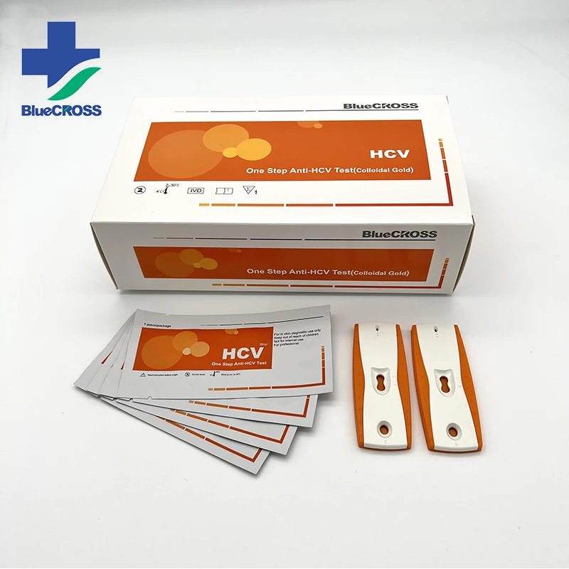 High Accuracy Long Shelf Time Rapid Hepatitis C Test Anti HCV Test Kit