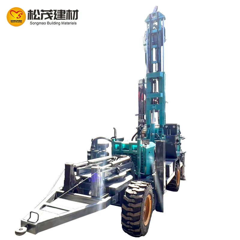 New product crawler high-leg pneumatic hydraulic borehole 380m depth water well drilling rig for sale