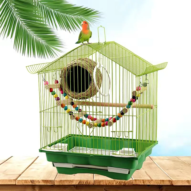 Портативная клетка для птиц, легкая, красивая, легко моется