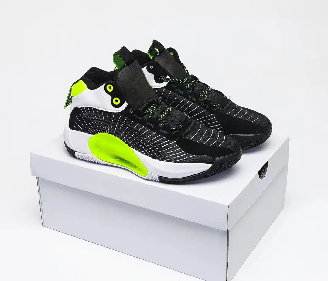 2021 новые дизайнерские известные брендовые туфли различных цветов Кожаные Двойные воздушные коврики XXXV 34 35 мужские баскетбольные туфли
