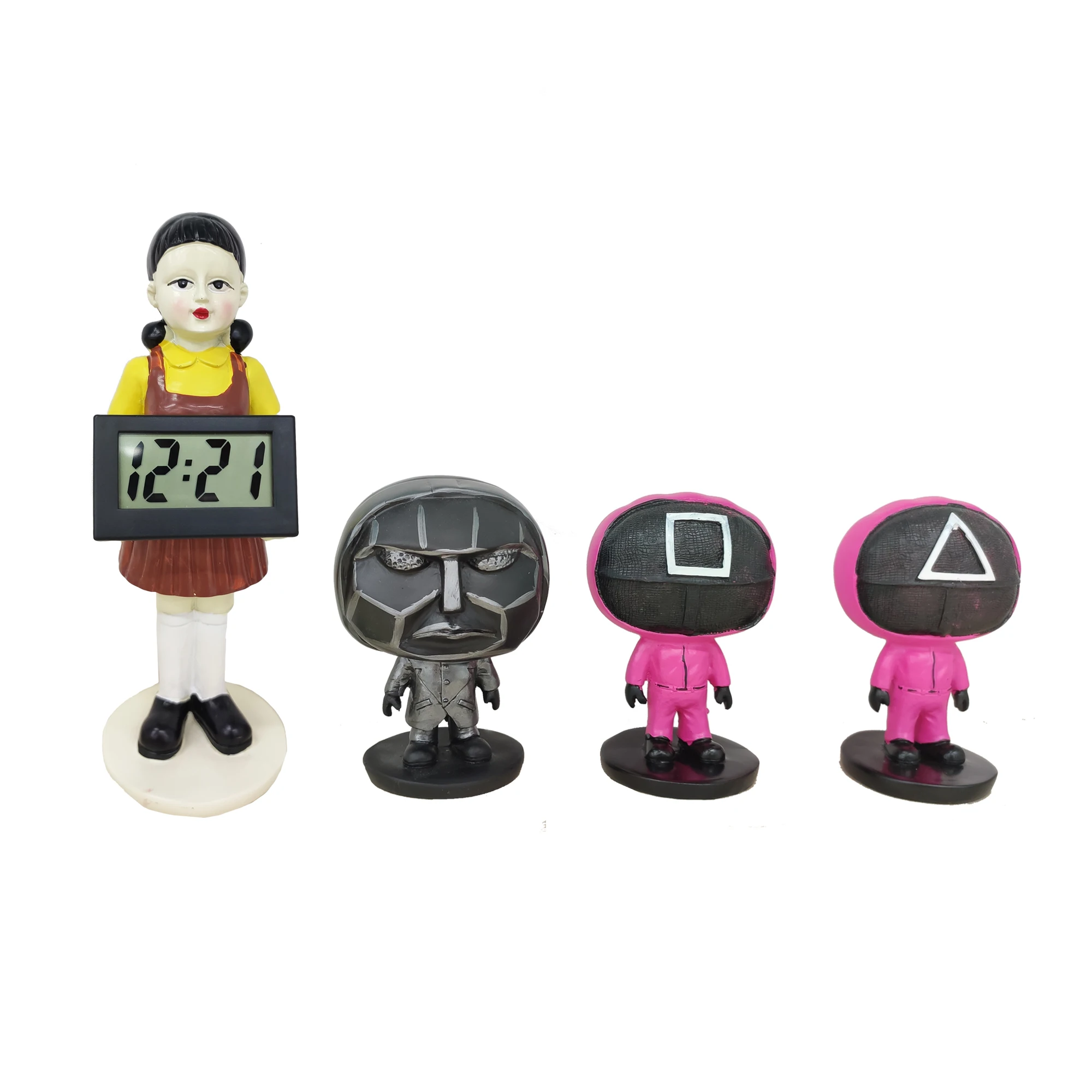 2022 Best Popular Squid Toys Decorative Ornaments Masked Man Collection Model Doll Squid Figurine