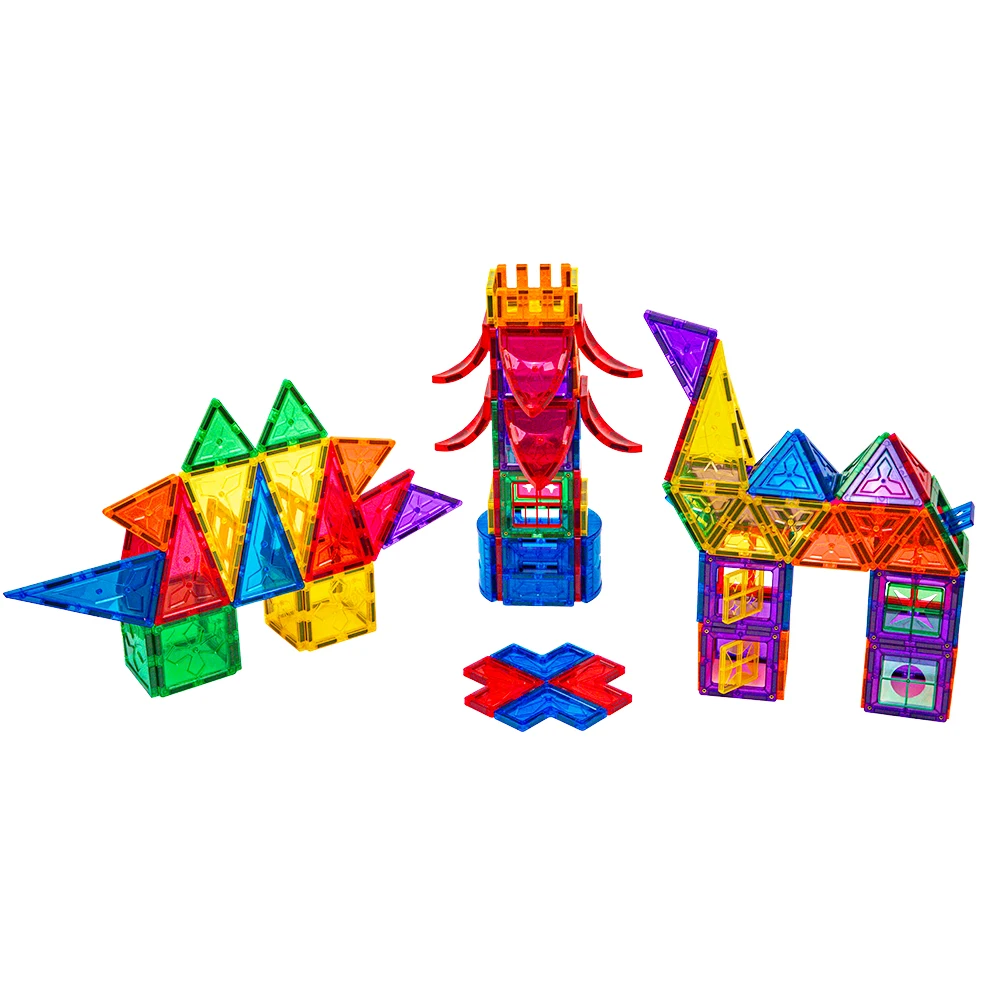 Constructor DIY 3D puzzle toy kids building blocks set magnet for child