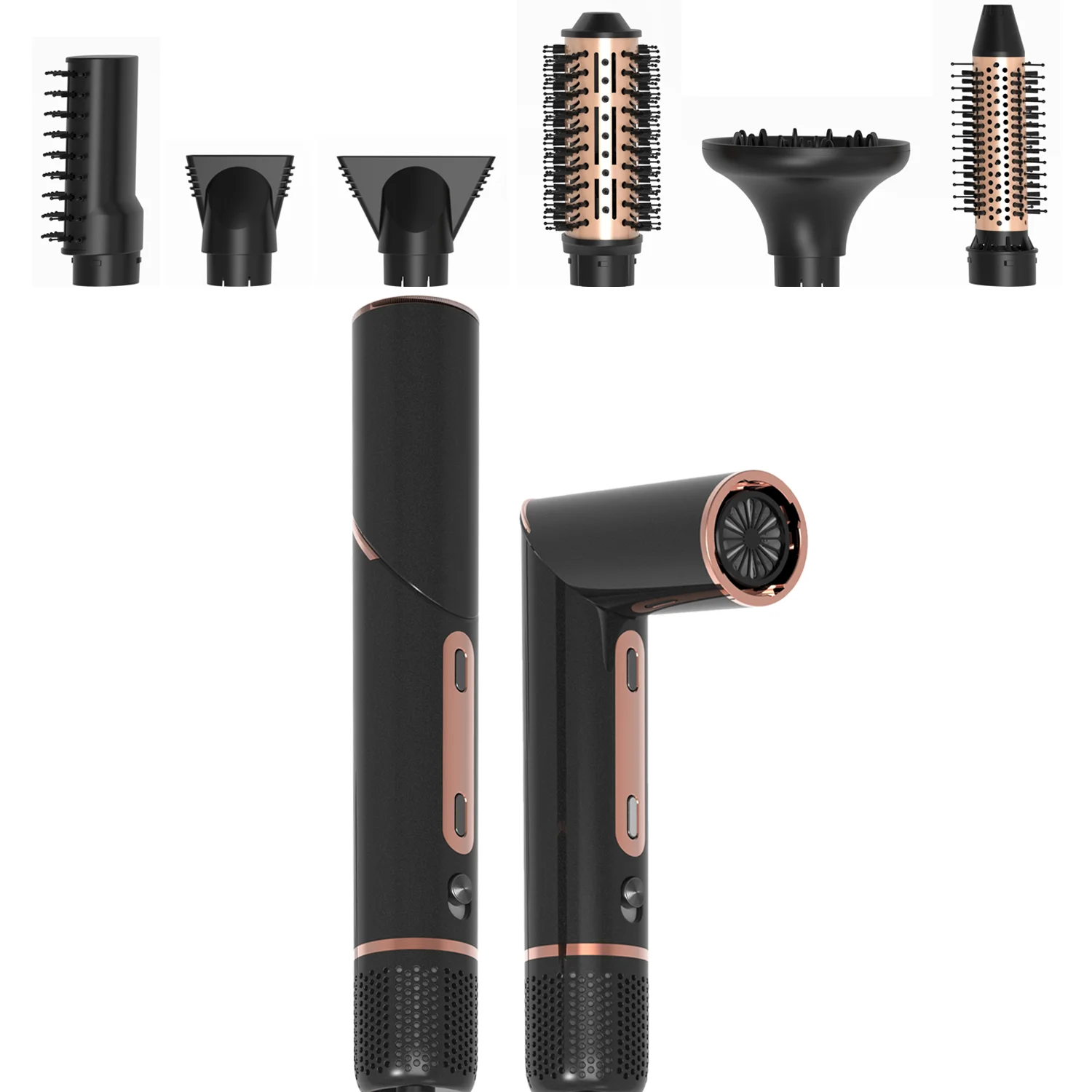 6 In 1 Air Styler Hair Styler High Speed BLDC Motor 110000RPM HairDryer Hot Air Brush Hair Styler Blower Wet To Dry
