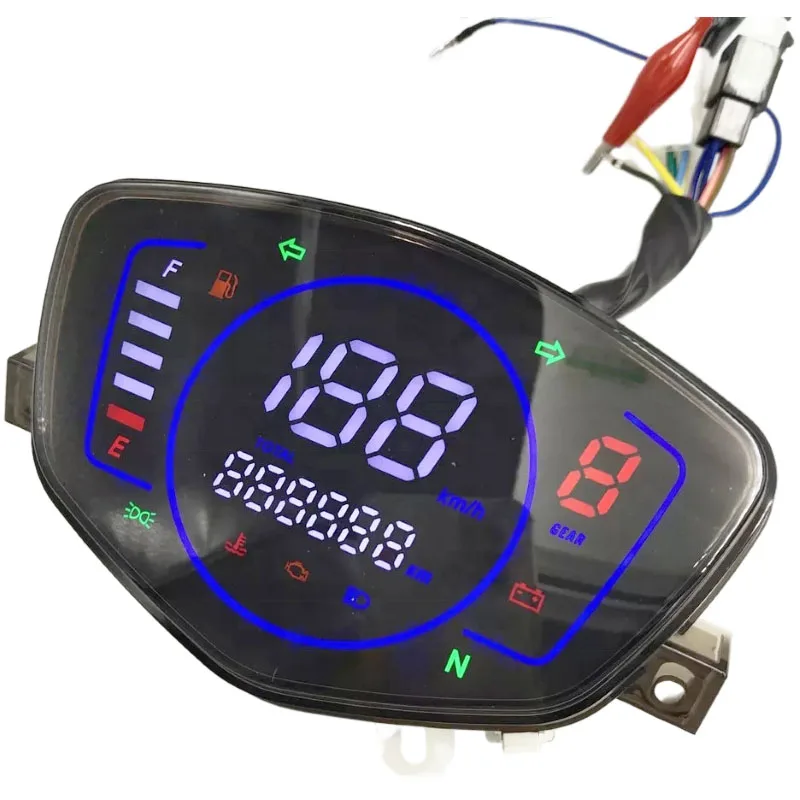 LED Crypton LYM110 C8 Digital Meter LC 135 LC135 Motorcycle Odometer Speedometer