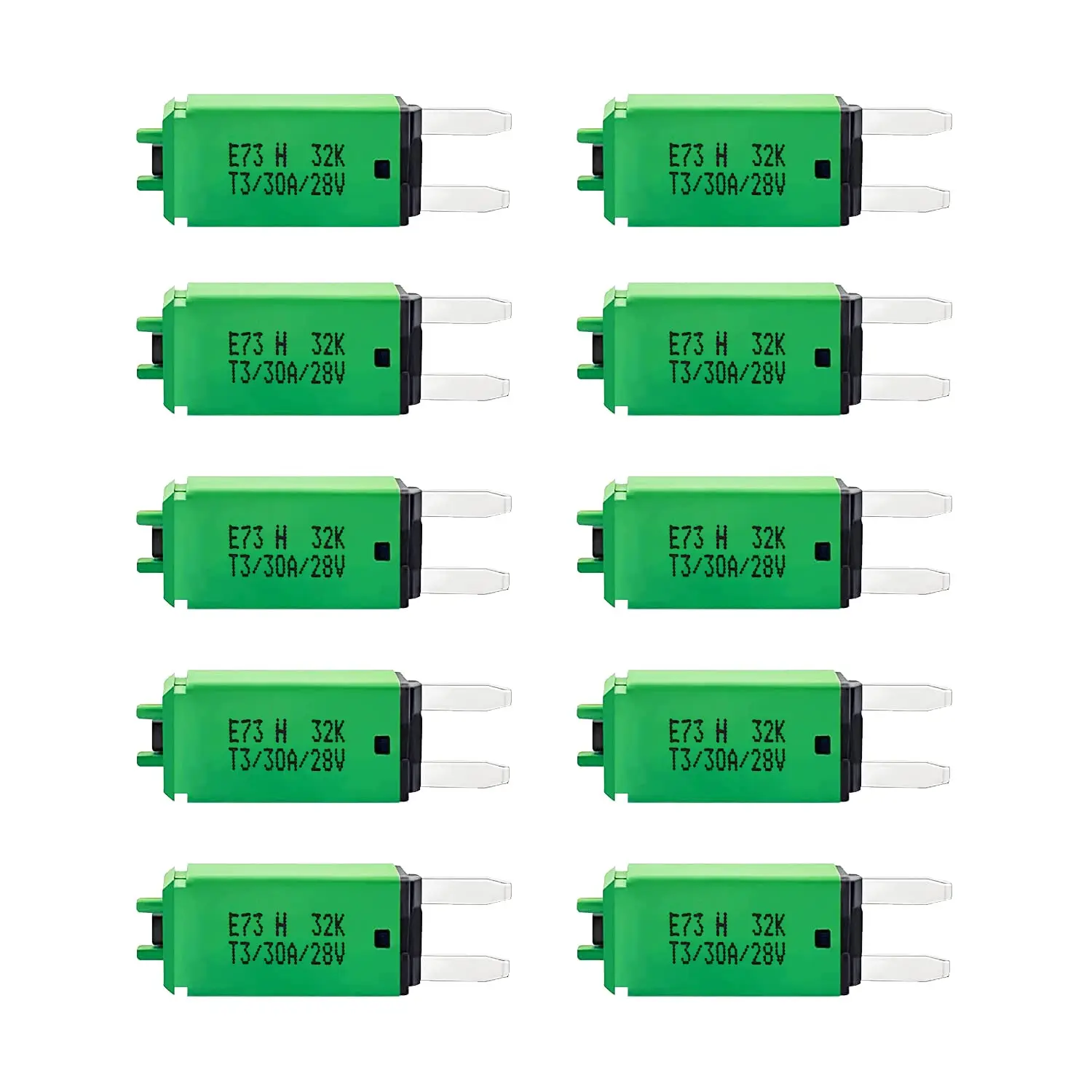 2V 24V ATM Circuit Breaker Fuse Blade-Style Manual Reset 5A, 10A, 15A, 20A, 25A, 30A Mini Type 3 Fuses Breakers