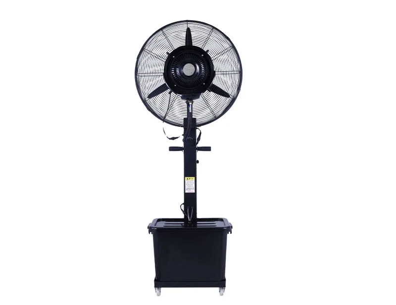 Black Fengshen industrial spray fan outdoor cooling atomized water-cooled floor fan