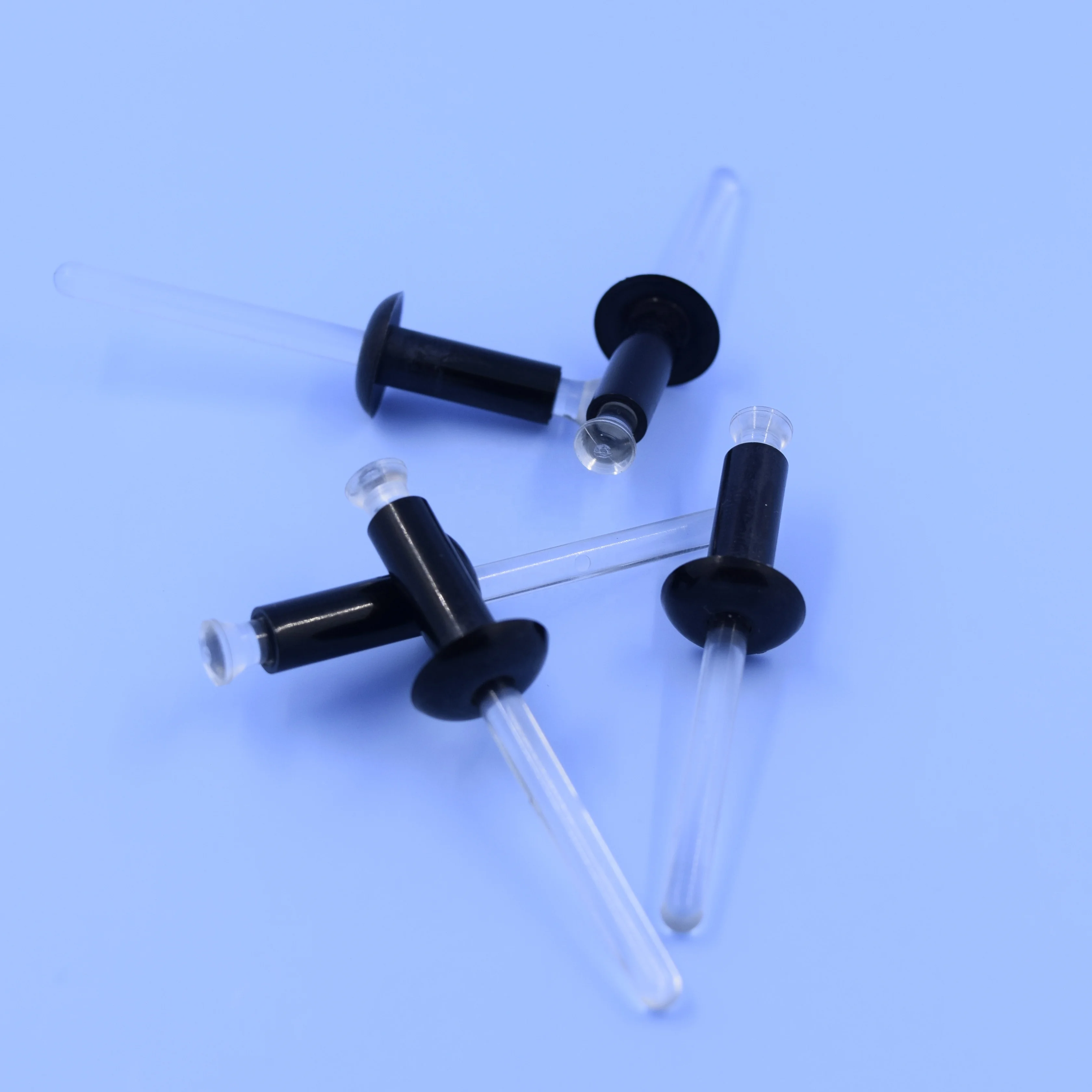 Taichen China Black Clear Nylon Plastic Blind Rivet Mounting Button