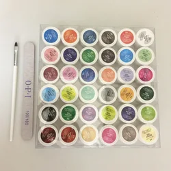 Wholesale Nail Products Salon Cosmetics 36 Colors Nail Polish Set UV Gel For Girls