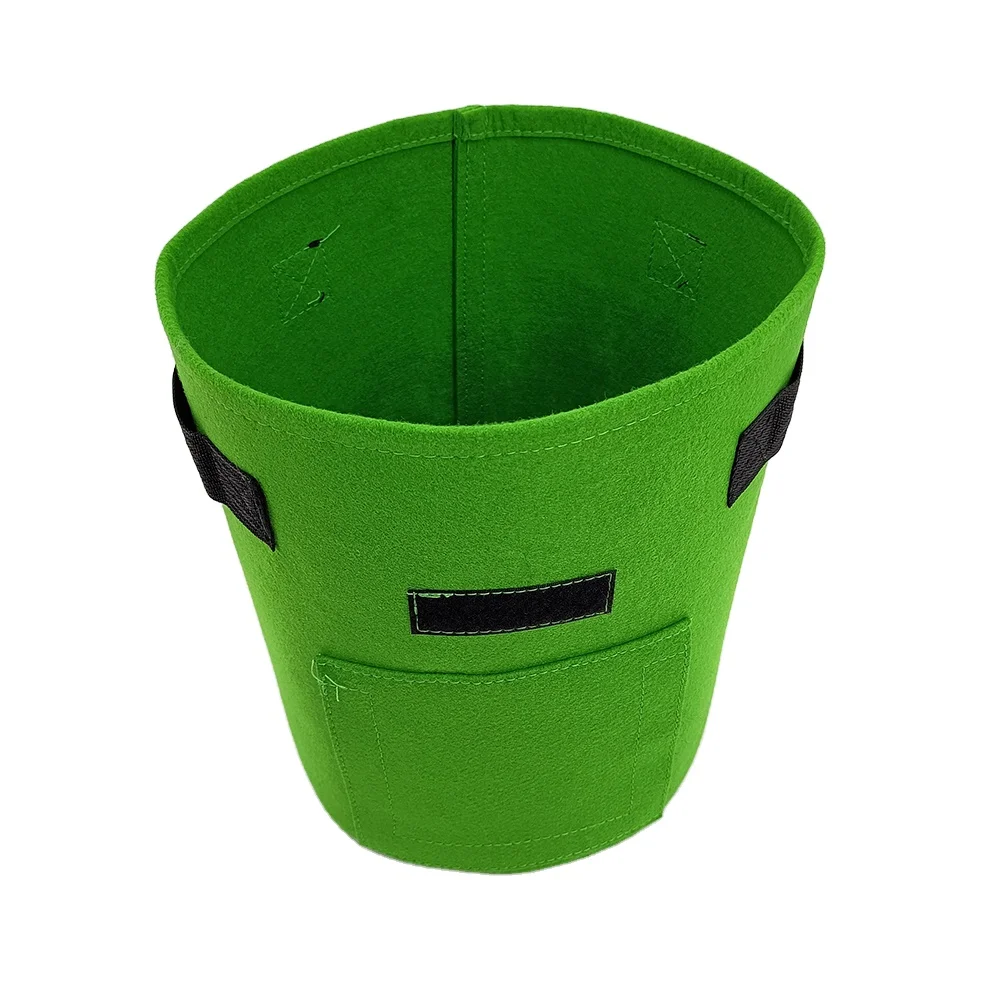 Cheap customized 1 3 5 7 10 20 30 50 100 Gallon Planter Grow Bags Aeration Grow Pots Garden Potato Felt Fabric plant Grow Bags