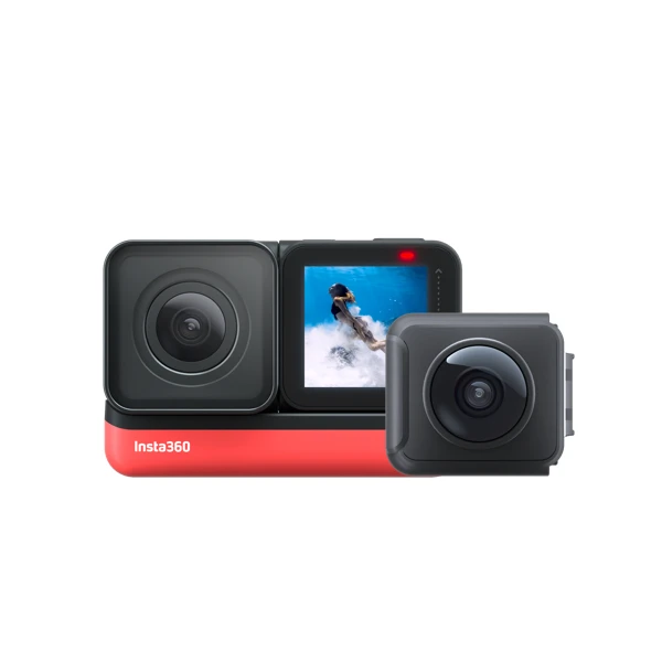 Английская версия Insta360 один R для спортивной экшн-камеры 5 7 K 360 4K 1-дюймовый широкоугольная Водонепроницаемая Видео Камера vs DJI