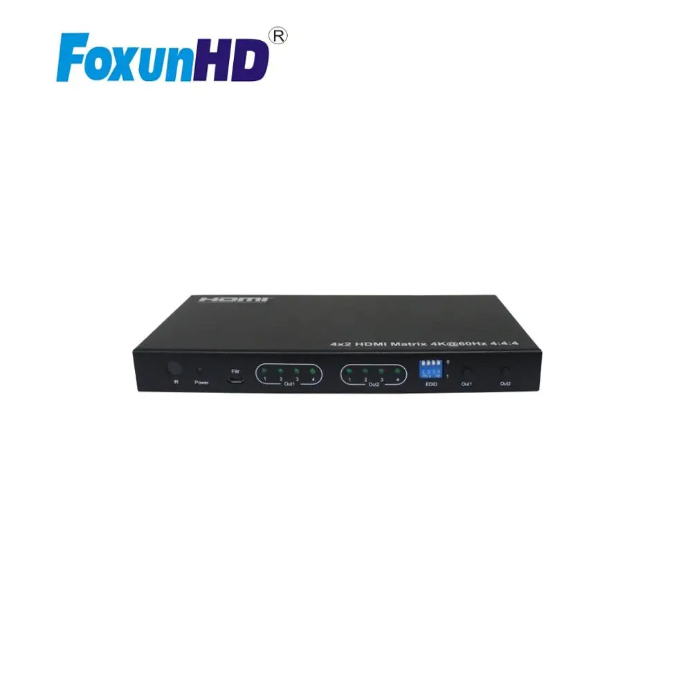 
HDMI 4x2 Matrix shenzhen SHUNXUN HDMI Switch hdmi 1.4/2.0 Matrix with EDID supported 