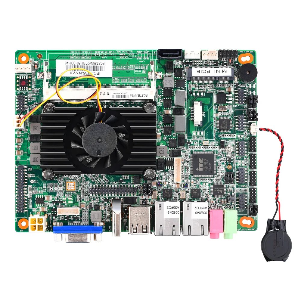 Fodenn Intel Bay Trail 3G/4G/WIFI Supported 8GB DDR3L LGA1170 LVDs X86 Low Power MINI-ITX Industrial Control