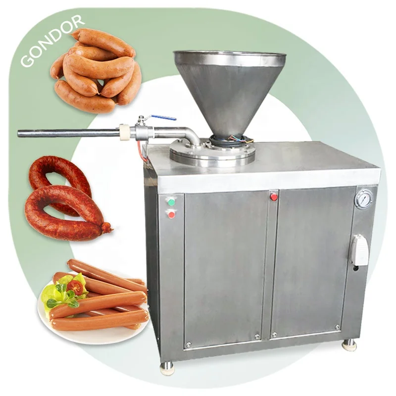 Vertical Automatic Big Chicken Commercial Hydraulic Meat Sausage Filler Fill Stuffer Stuffed Machine