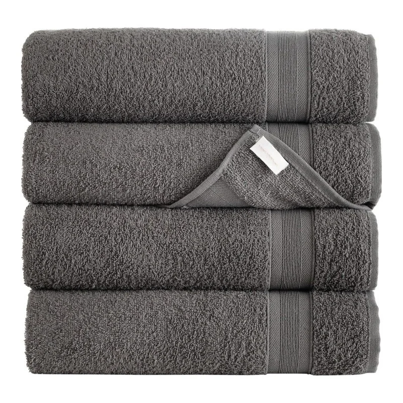 Wholesale Luxury Hotel Use Towels Set 100% Egyptian Cotton Bath Face Hand Towels Quick-Dry Square Knitted Design for Adults