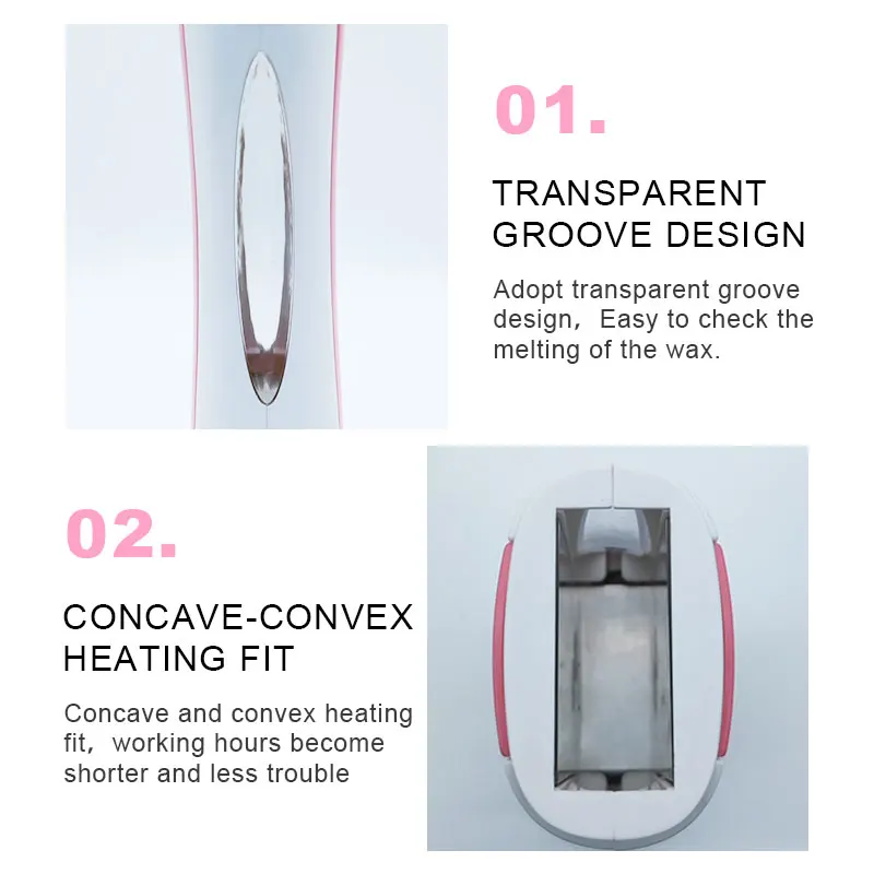 Professional High Quality Portable empty biosoft Roll On Hair Removal Wax Heater Warmer with Cartridge