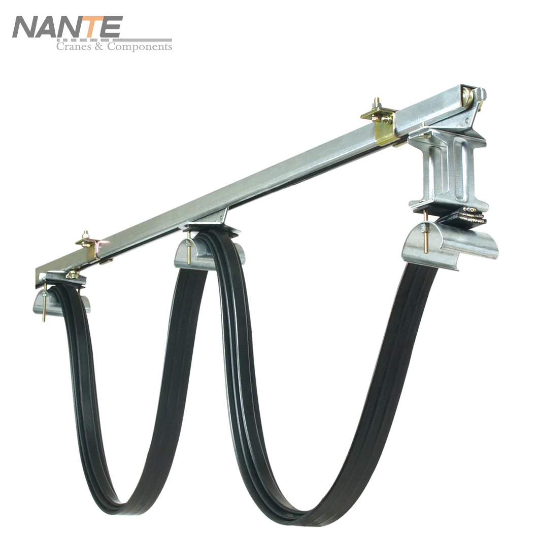 12 Cores Flat Cable factory price resistance twists overhead crane cable