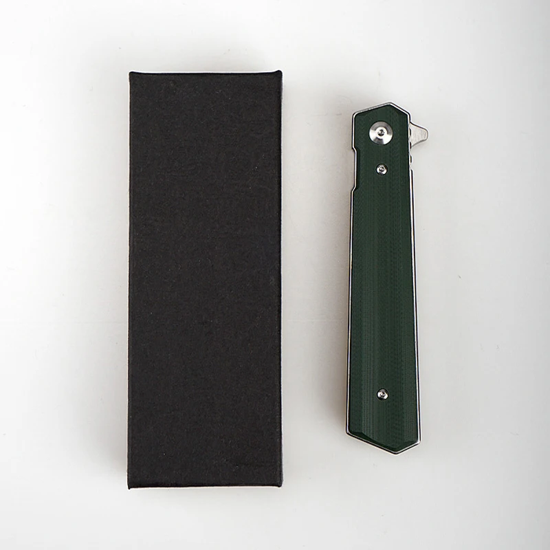 Bochen High Quality 9cr18mov Steel Blade Manual G10 Handle Knife Can Collect Camping Hunting Survival Pocket Knife