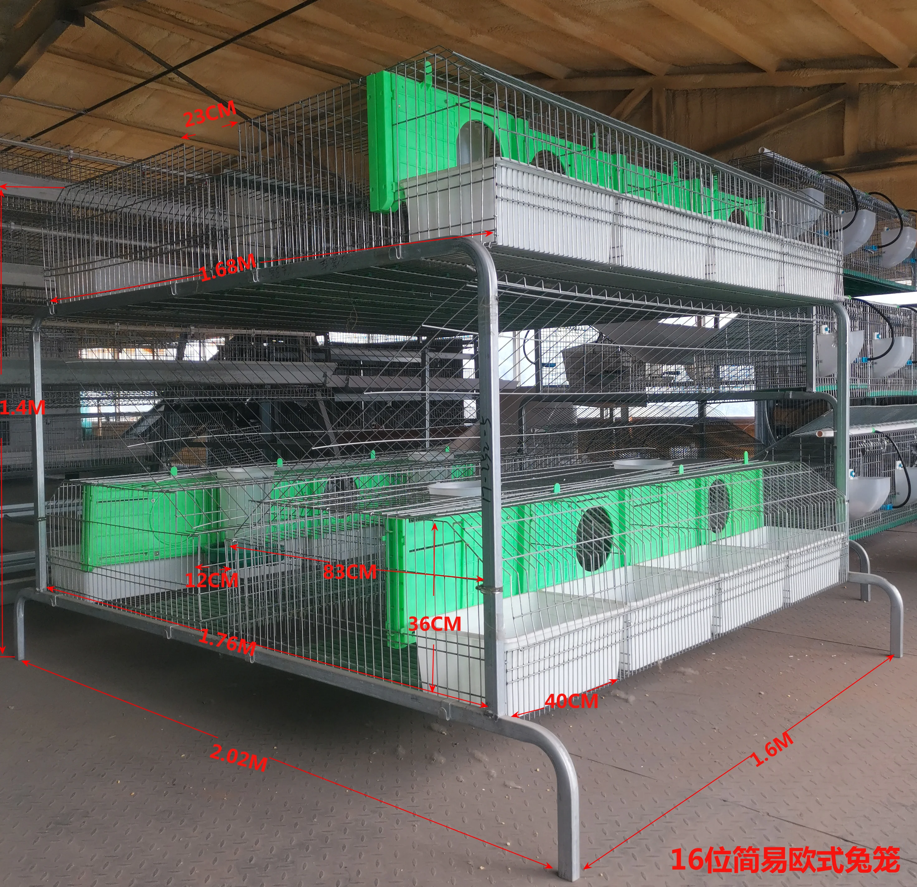 Rabbit Cage Wire Mesh Animal Cages Machine For Farms