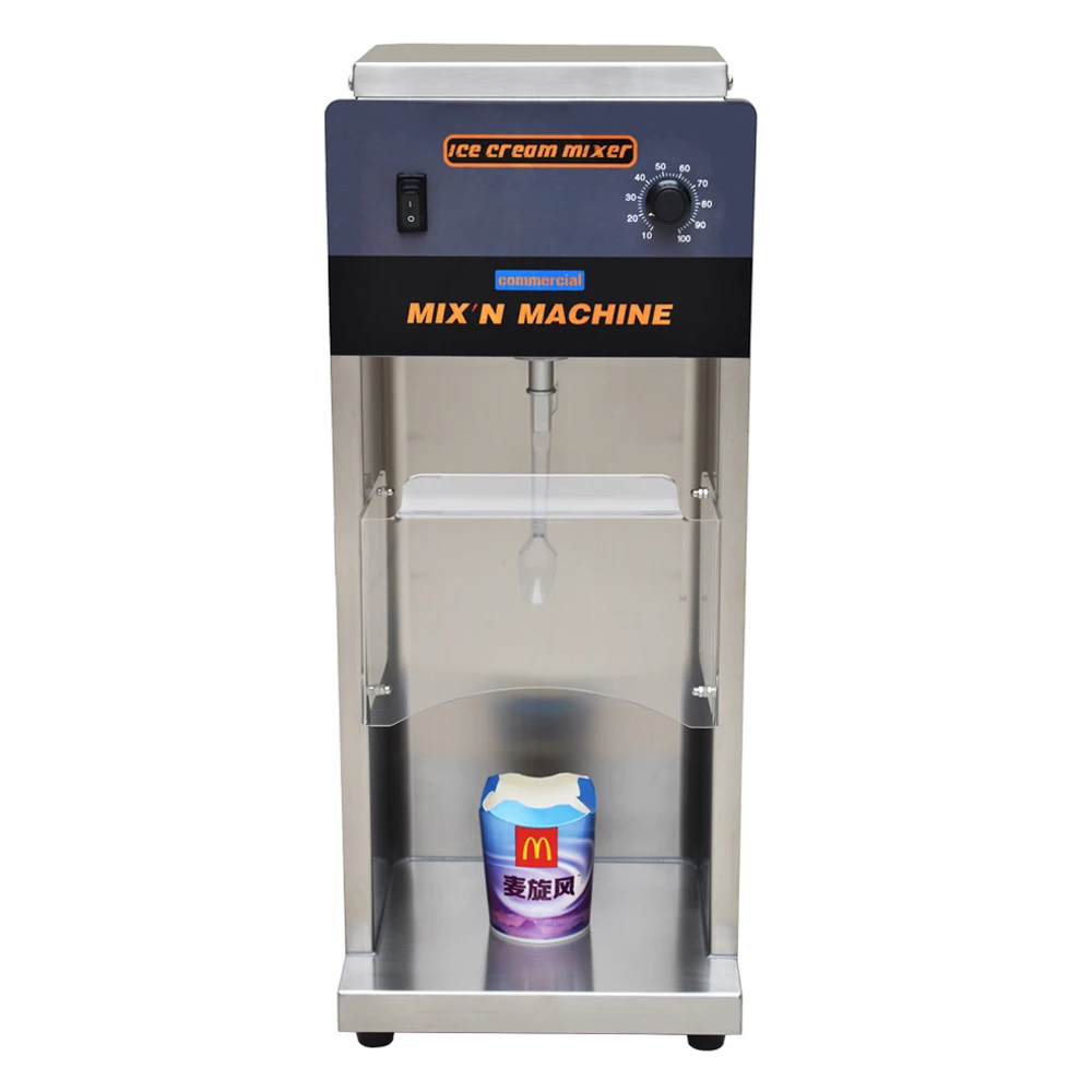 Mini Table Top Dairy Queen Milk Smoothie Slush Maquina Del Helado Swirl Ice Cream Blender Blizzard Making Machine