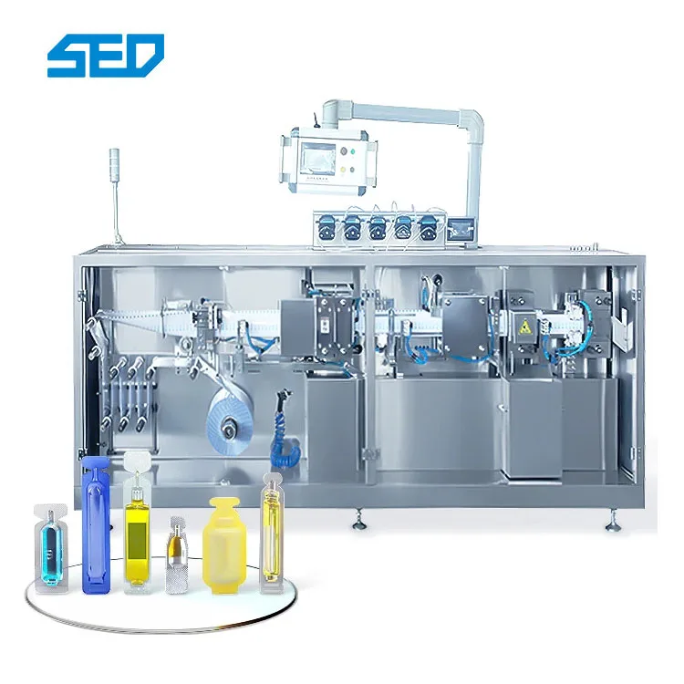Automatic Olive Oil Plastic Ampoule Liquid Filling Sealing Machine