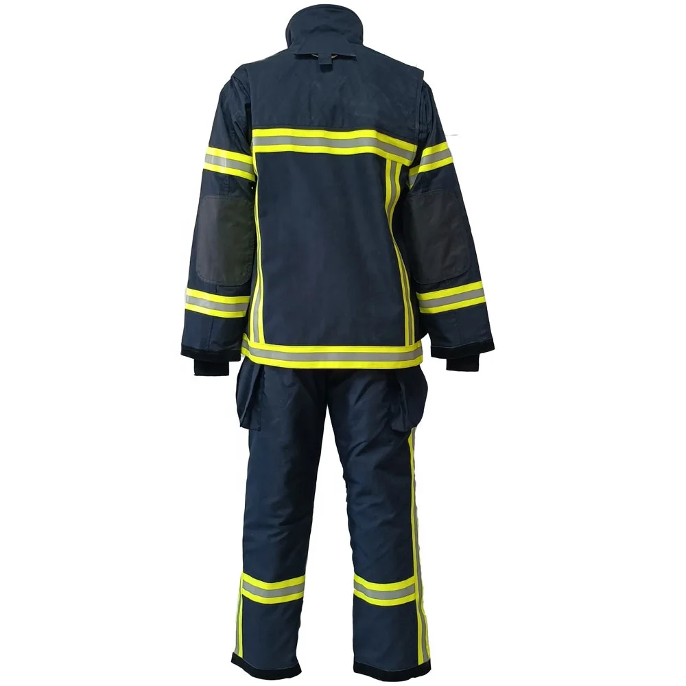 JJXF Nomex IIIA fireman fire proof jackets and pants fire suit