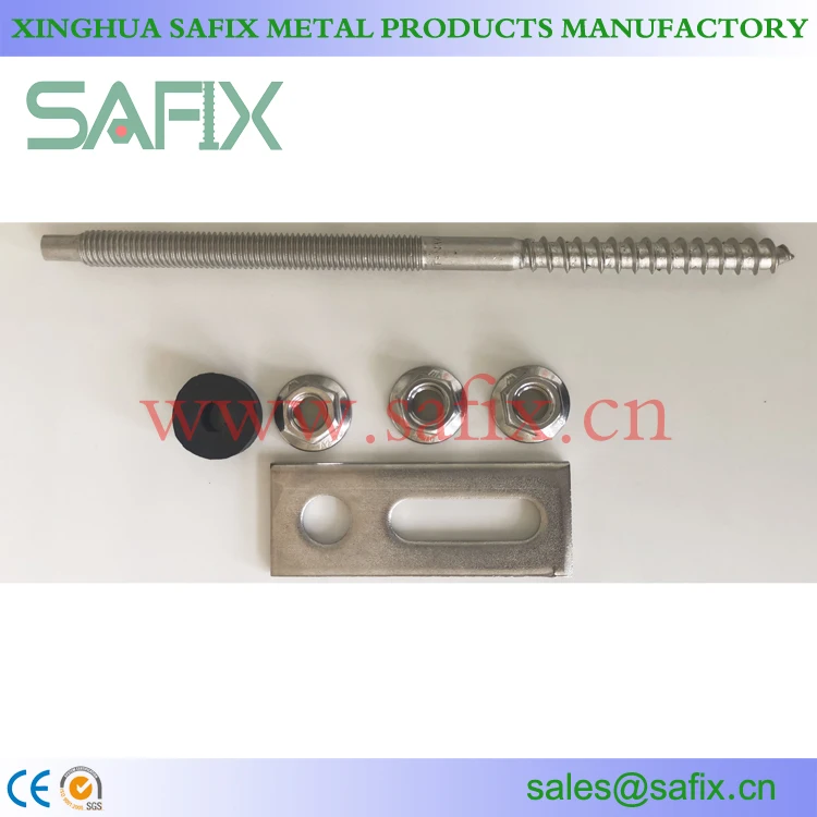 Stainless Steel 304 40Cr  Hanger bolt for Steel Purlin, M10*200, M10*250, M10*300