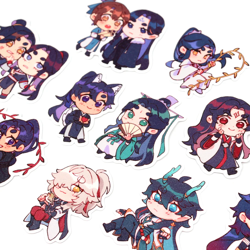 Decal Decoration Anime Sticker Waterproof Logo PVC Custom Printing Car Laptop Die Cut Stickers