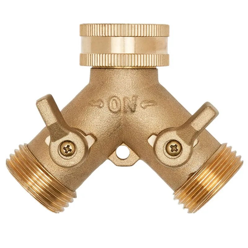 Best Price Rv Sewer Hose Y Split Connector  with Shutoff Wholesale Water Splitter 2 Way Heavy Duty