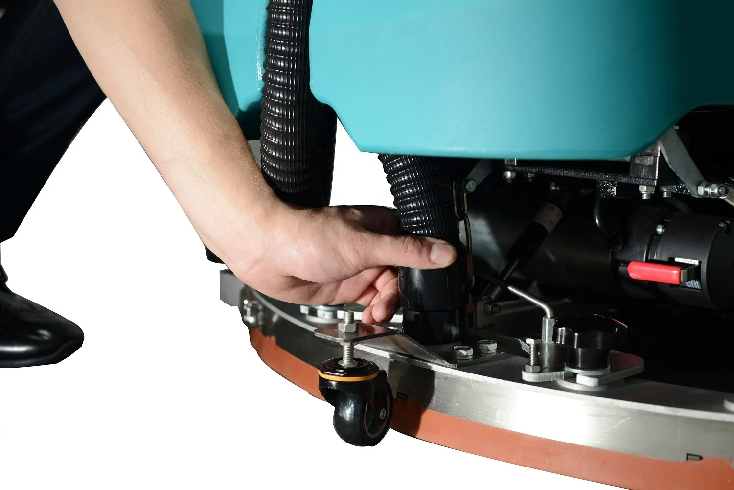 Auto Ride-On Floor Scrubber TVX Cleaning Traction Scrubber Floor Cleaning Sweeper