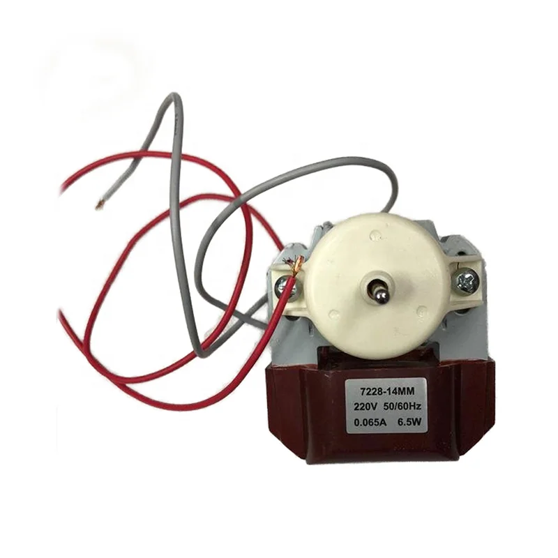 Quiet 7228-14mm 220v Electric Cooler Refrigerator Fan Motor New Condition 2700r/min