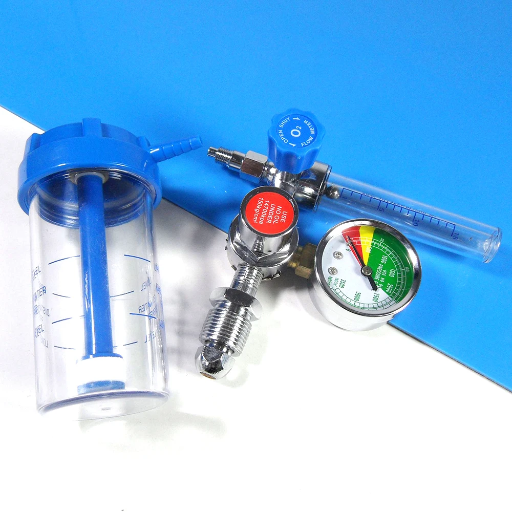 Amazon top seller 2021 medical oxygen cylinder regulator with flow meter medical oxygen pressure regulator