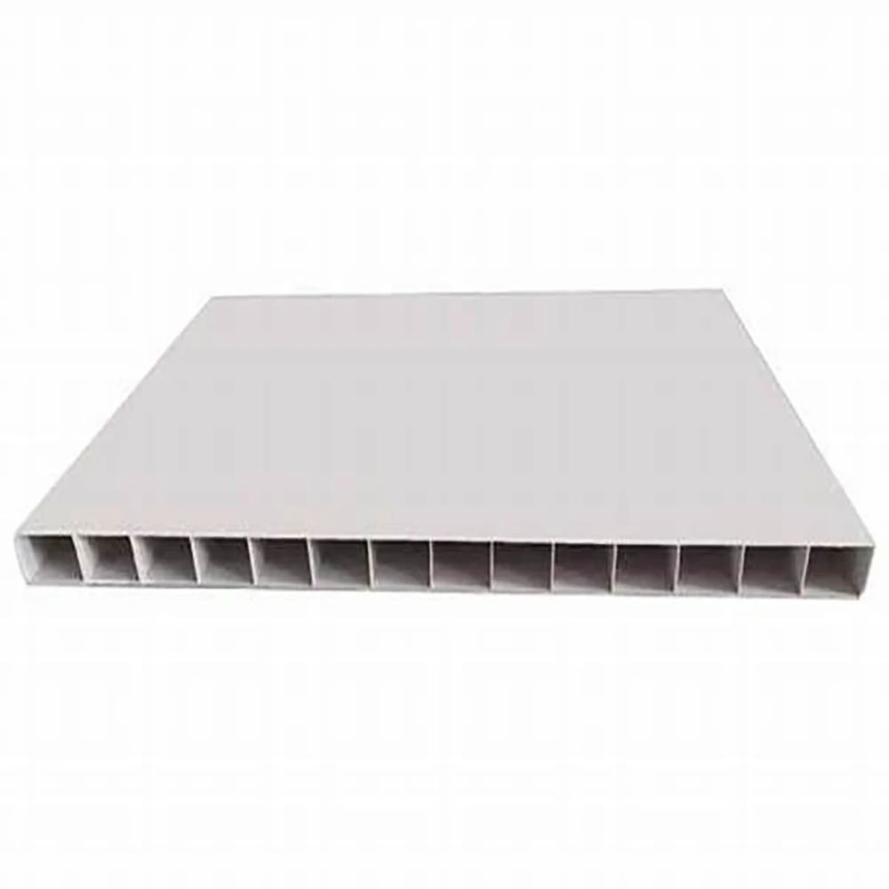 Modern Design Pvc Wall Panel Hollow Sheets Custom Color Plastic Pvc Panel For Construction