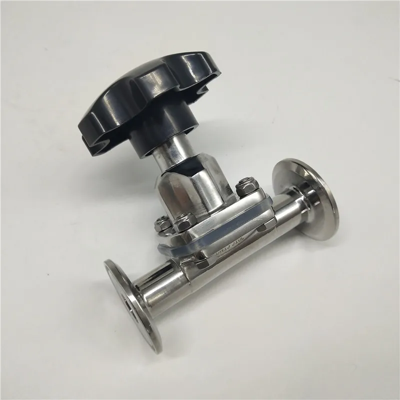 Sanitary Manual Clmped Diaphragm Valve,ISO SMS DIN Diaphragm valve, SS304&316 stainless steel  Globe Valve
