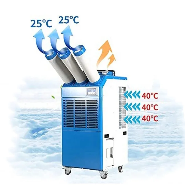 Ready Stock Movable Air Conditioner American Voltage Spot Cooler Outdoor Cooling Equipment