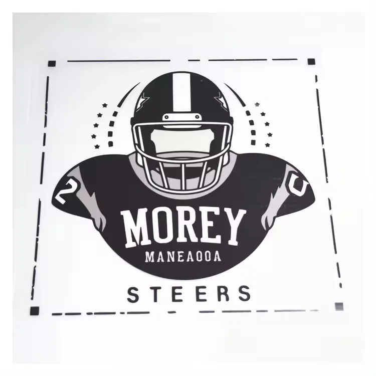 Wholesale Glitter Finish Custom Design Thin Matte Screen Print Dtf Heat Transfer Sticker for Clothing