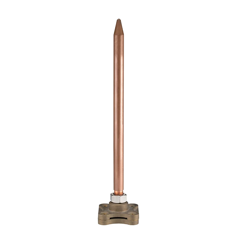 Lightning rod protection system copper/aluminium air terminal rod