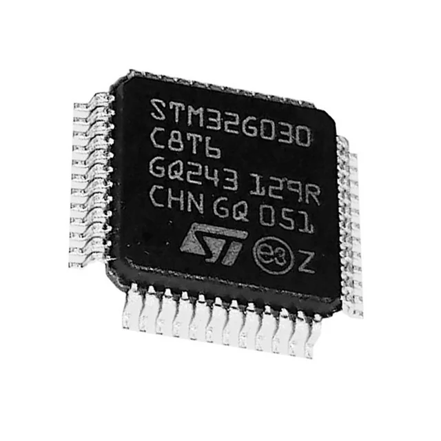 STM32G030C8T6 ST MCU 32-Bit STM32 ARM Cortex M0+ RISC 192KB Flash 1.8V/2.5V/3.3V 48-Pin LQFP