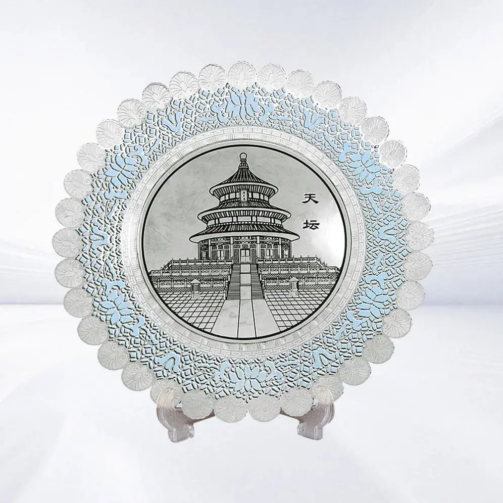 Molded Souvenir Logo Plates Metal Medal Holiday Commemorative Plates Metal Plate Logo