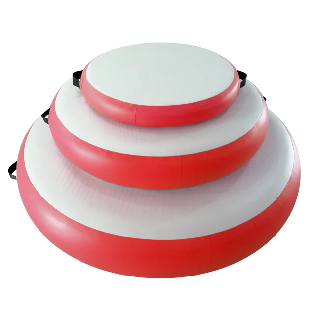 Оптовая продажа по заводской цене, маленький тренировочный надувной воздушный круг, Круглый гимнастический коврик, воздушный трек