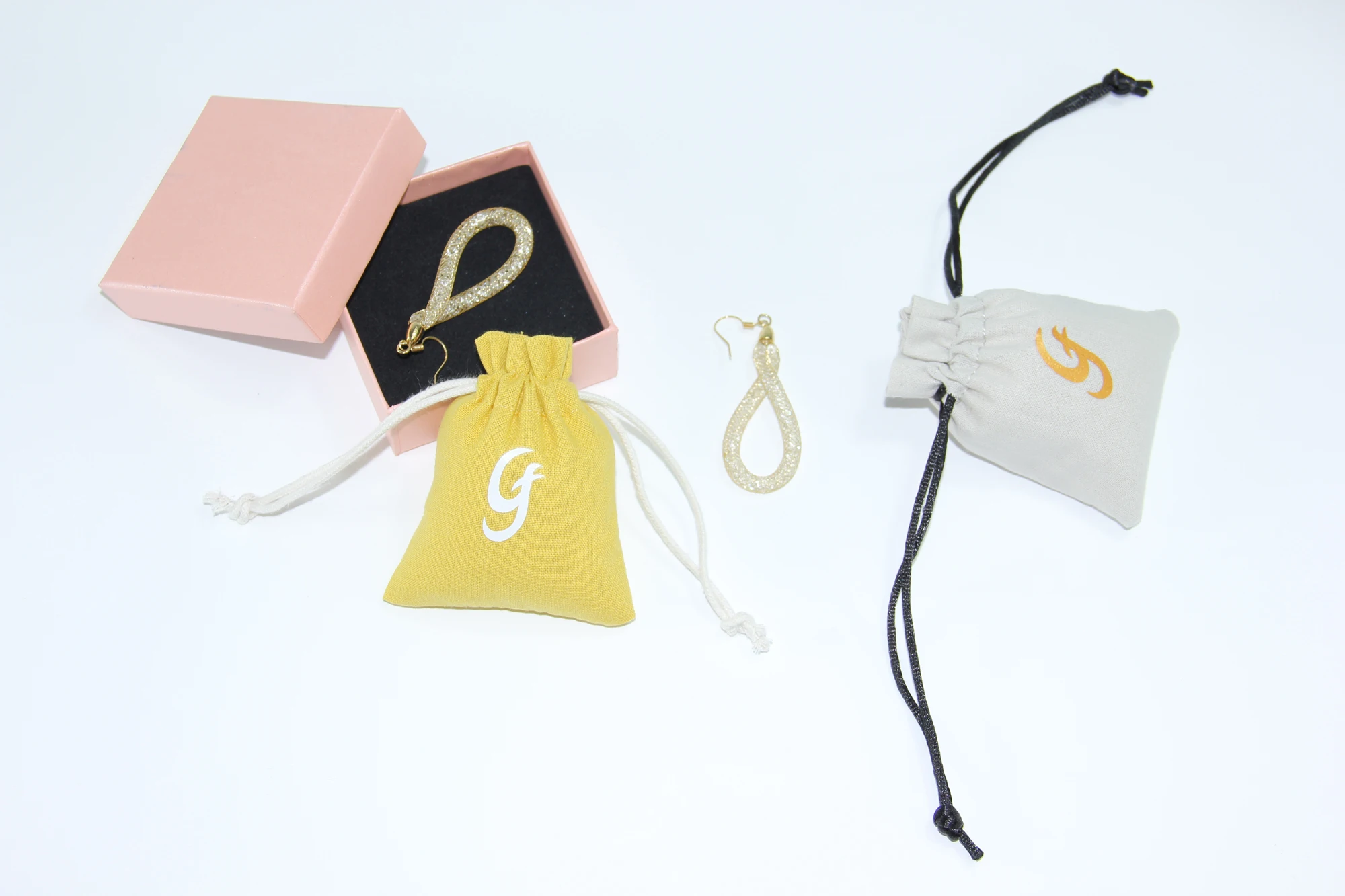 Eco-Friendly Canvas  Packing Storage Pouches  Cotton Drawstring Bag Jewelry Pouch Candy Wedding Gifts Cosmetic Storage Ba