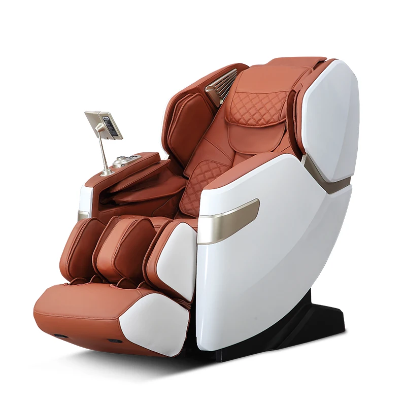 2024 New Design Portable Pu Leather Full Body 8d Zero Gravity Dual Core Electric Foot Massage Chair For Office Home Hotel Use