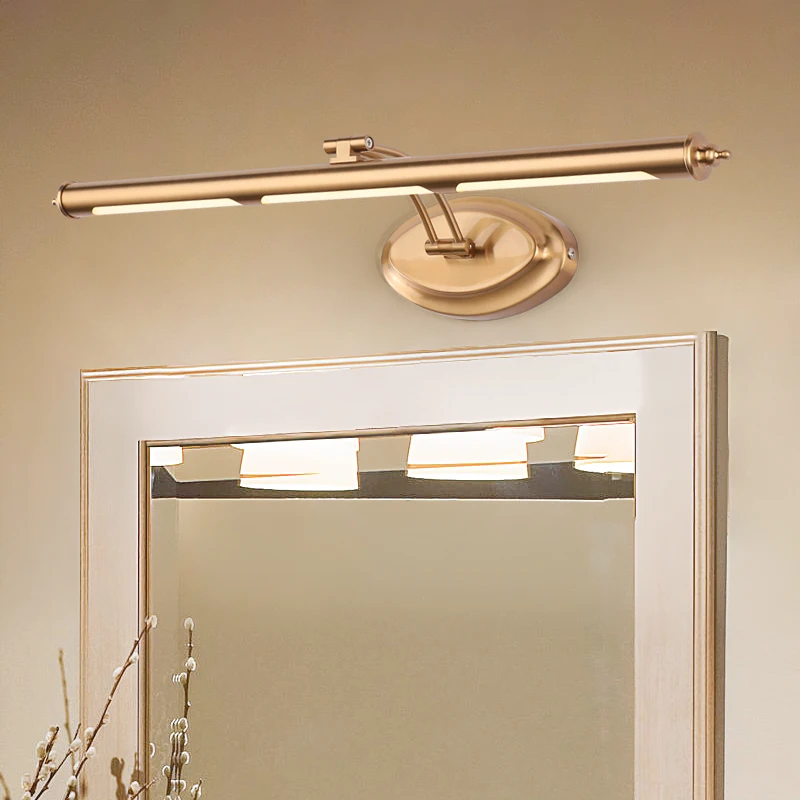 Chrome Decorative Modern Led Wall Light Waterproof Makeup Exquisite Vanity  Bathroom Mirror Lamp Light