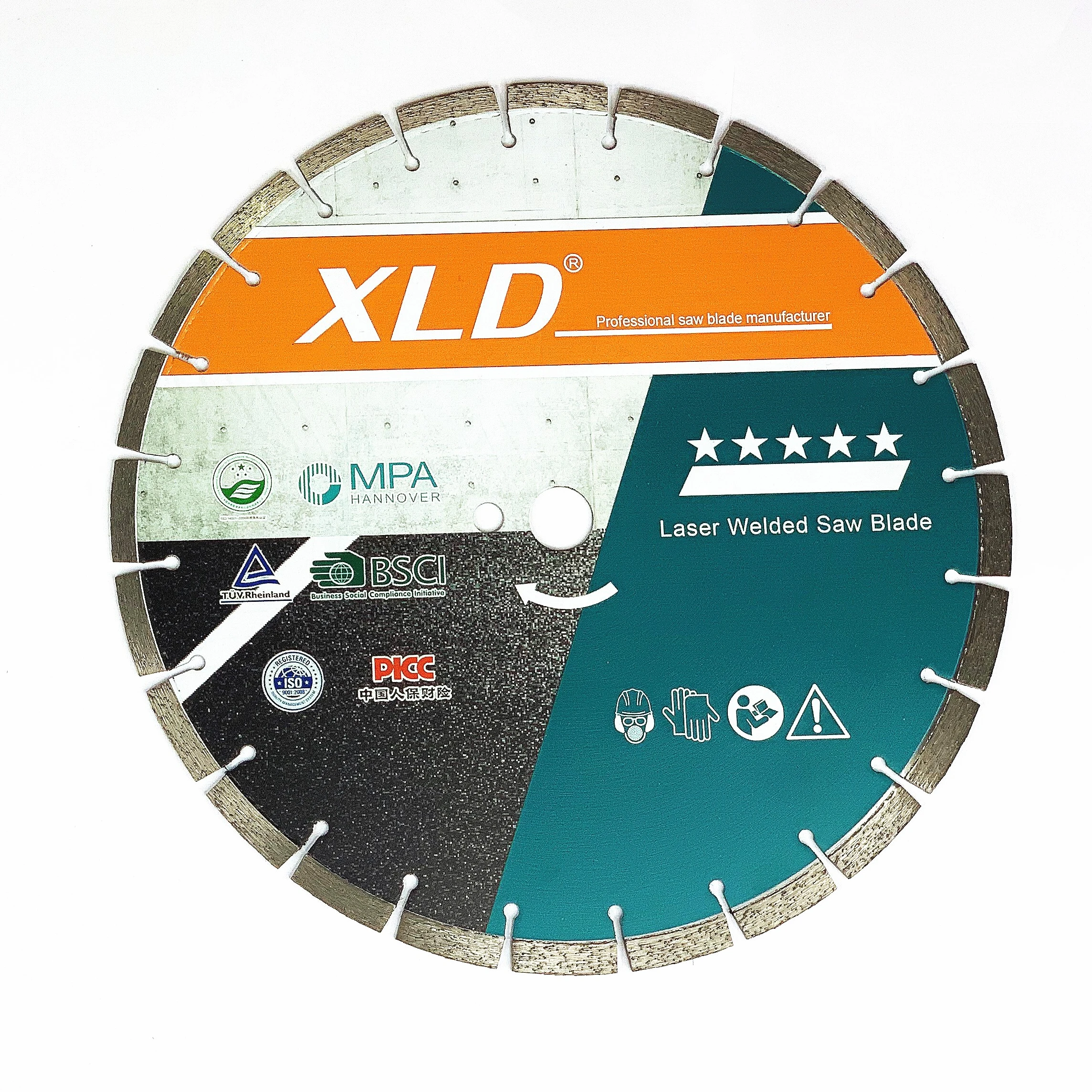 12inch 300*H10*25.4mm Laser Welded Diamond Circular Saw Blade For General Purpose