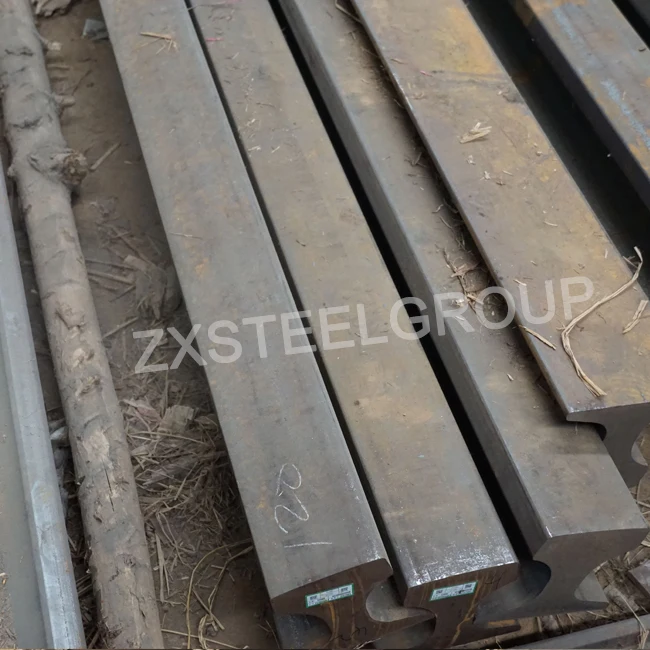 China Steel Rail Manufacturer QU80 crane rail & best quality crane rail qu80 on sale